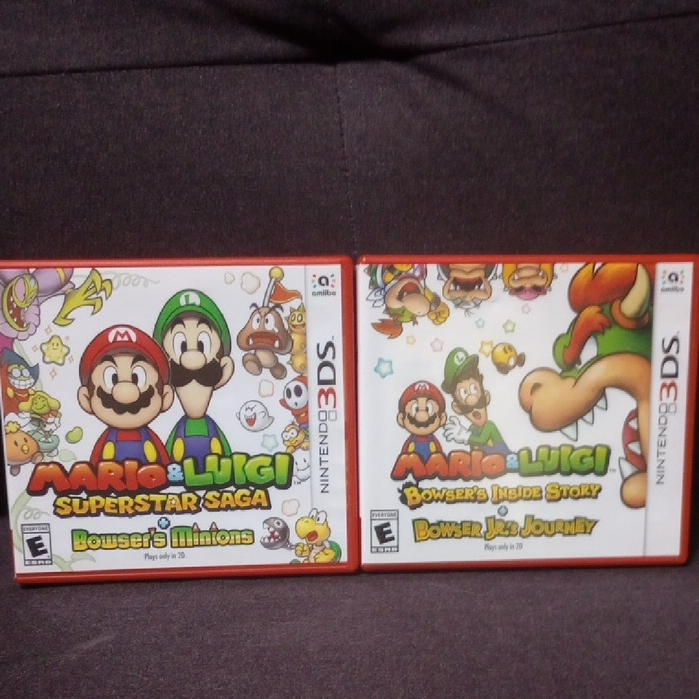 Nintendo 3DS Mario & Luigi Superstar Saga and Bowser's Inside Story